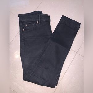 (6) Zara Basic Dept Z1975 Black High Waisted Skinny Jeans